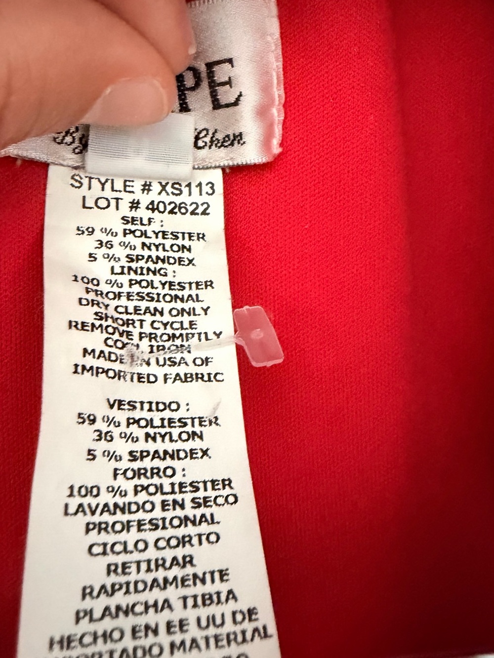 Xscape Red Ruffle V-Neck Ruched Midi Dress - Picture 11 of 14